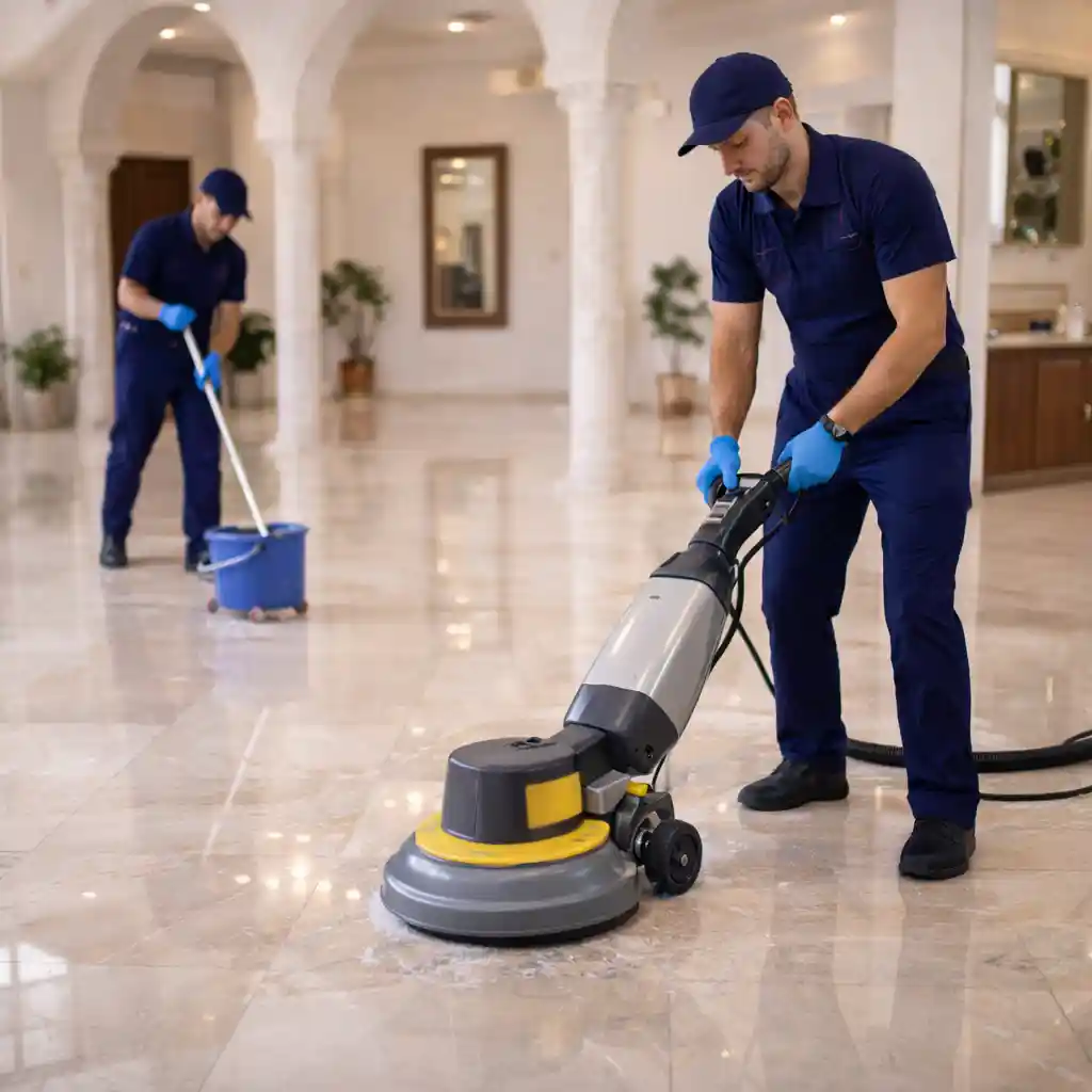 جلي بلاط بجدة تلميع الأرضيات وإعادة اللمعان