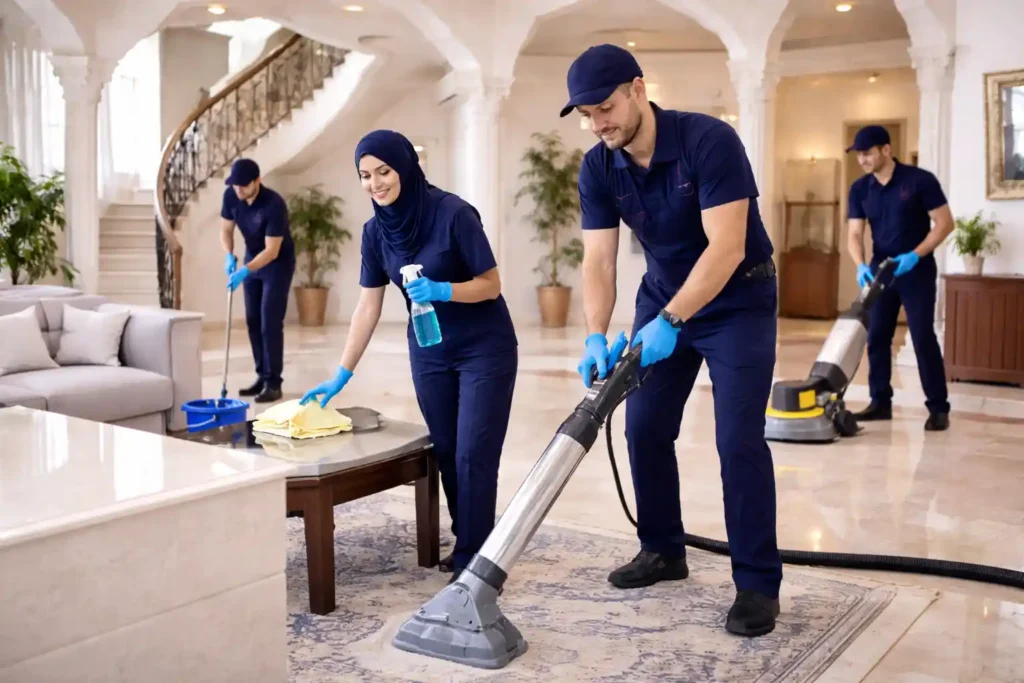 تنظيف فلل بجدة خدمات تنظيف شاملة للفلل والقصور